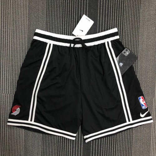 NBA Portland Trail Blazers training shorts noir